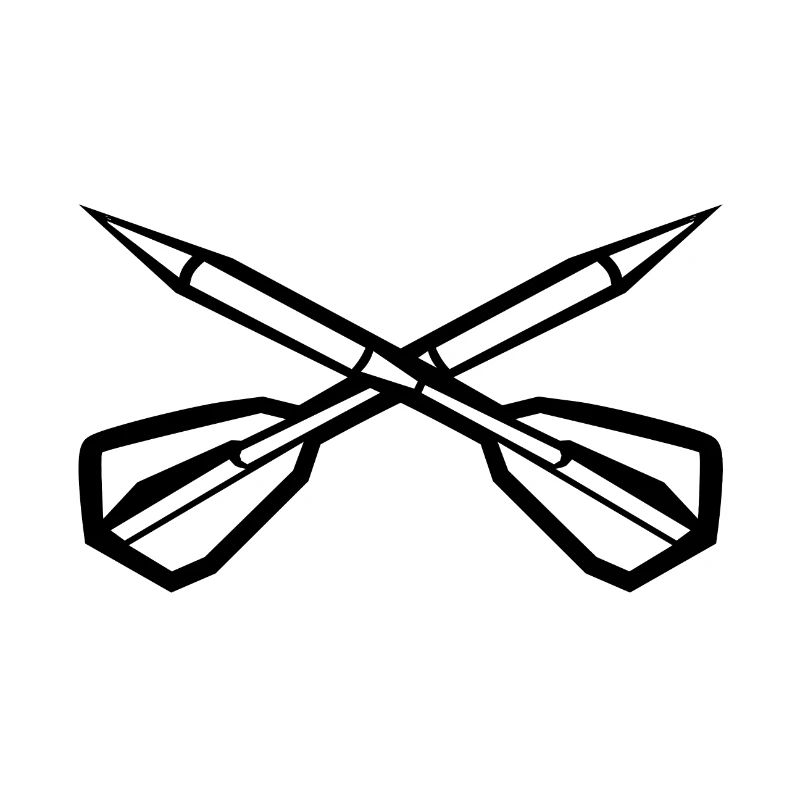 Croix de fléchettes