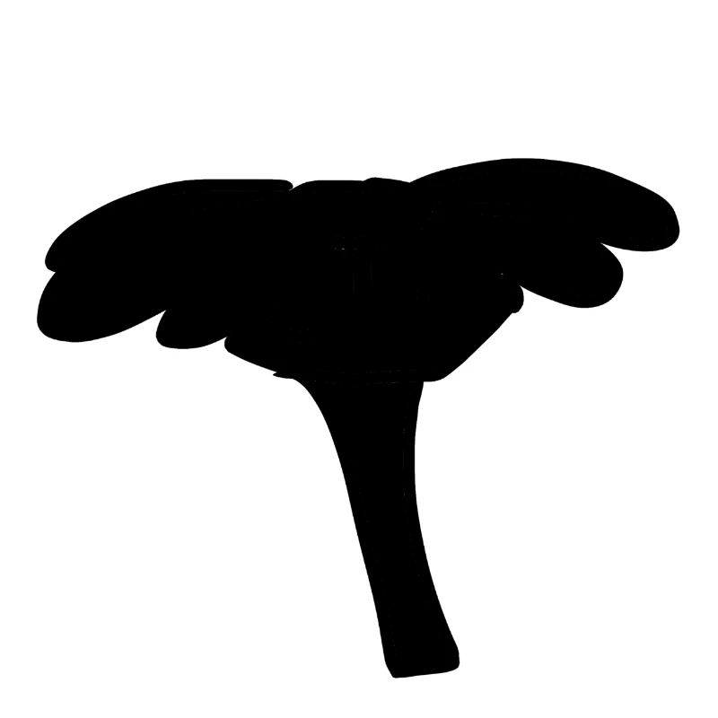 Symbole de fleur forme de plante