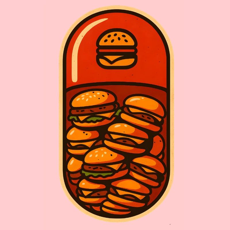 Drôle de hamburger Stack Lover Design