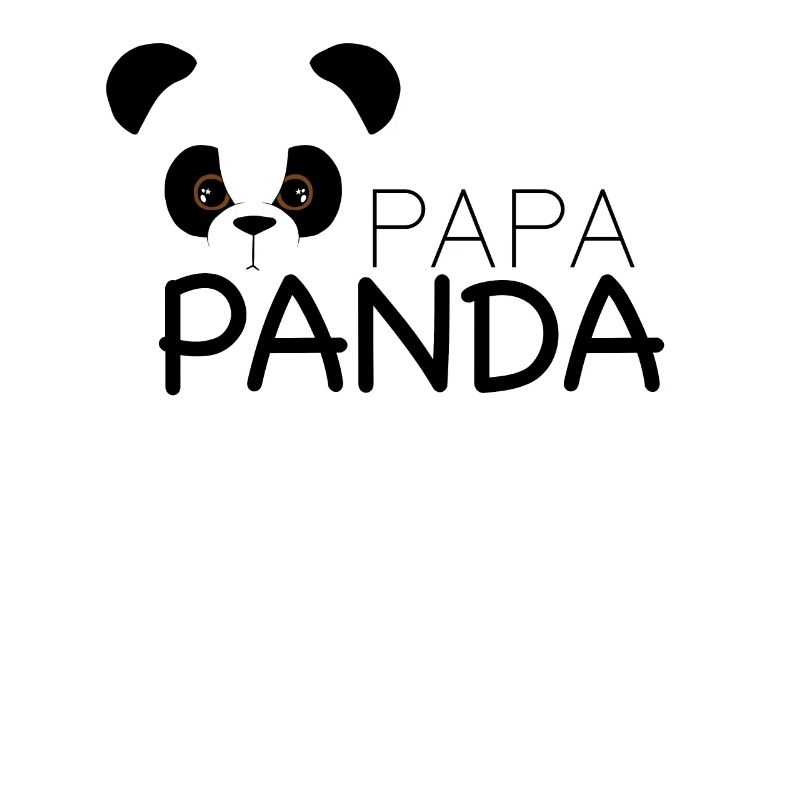Papa Panda Bär stolzer Vater Geschenk