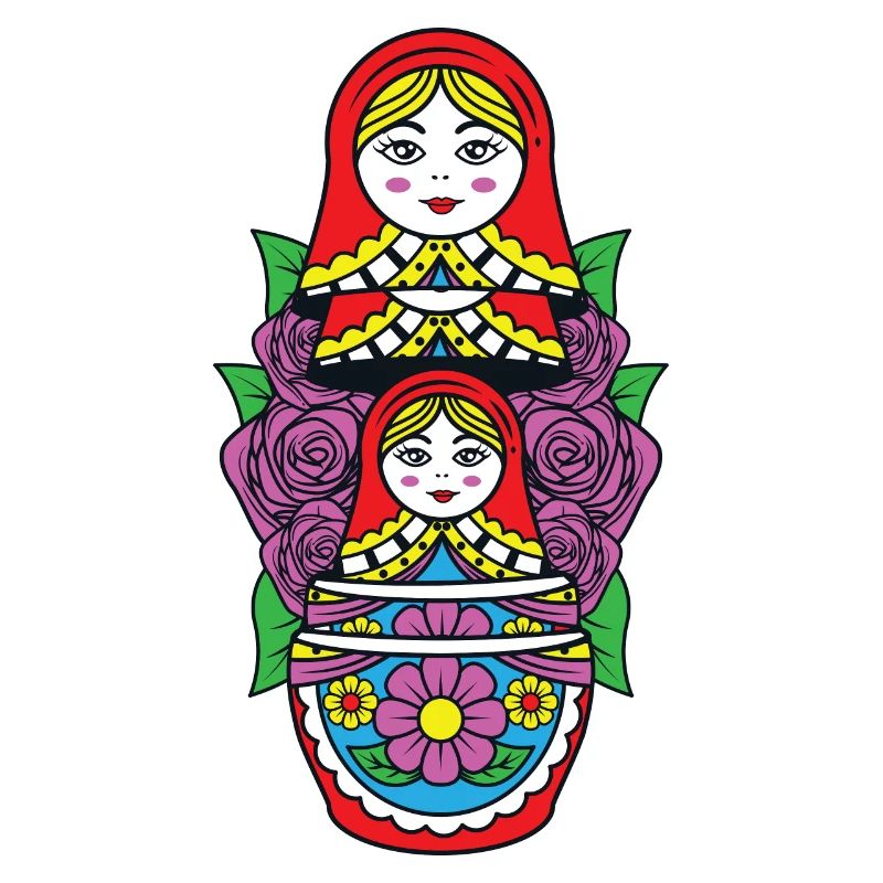 Matryoshka Matryoshka Poupée Russe Russie