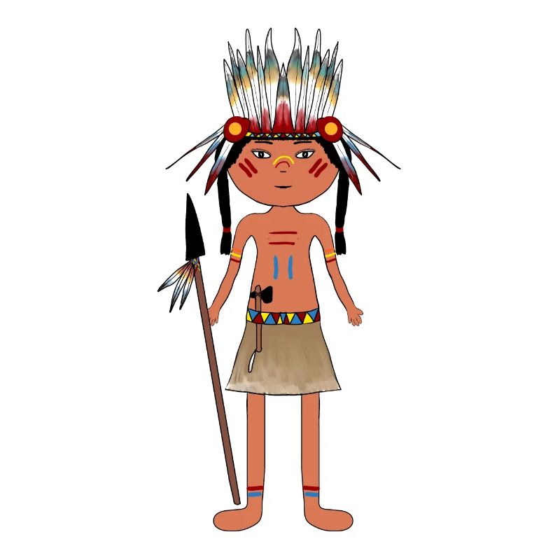 Indianer Junge