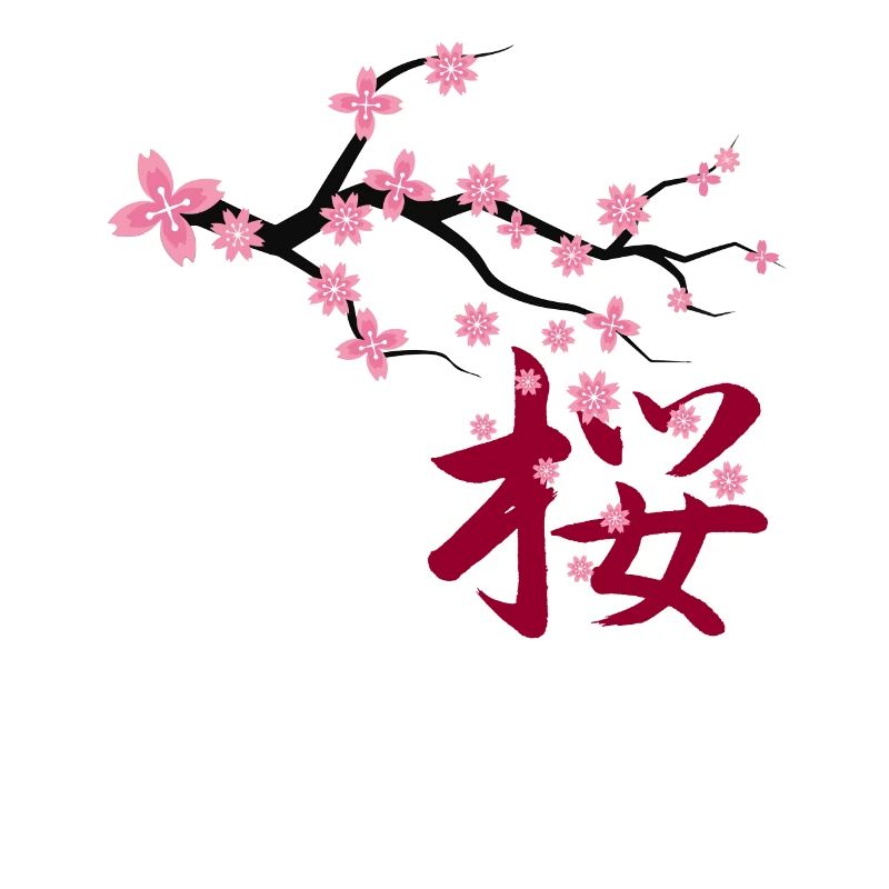 Hanami Blume Sakura Kanji