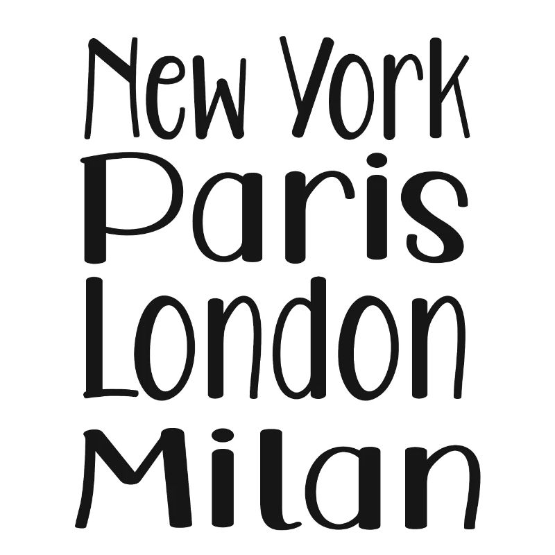 New York Paris Londres Milan