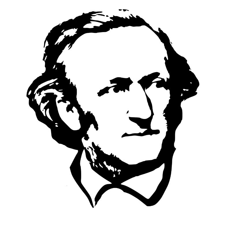Richard Wagner Schwarz Weiß