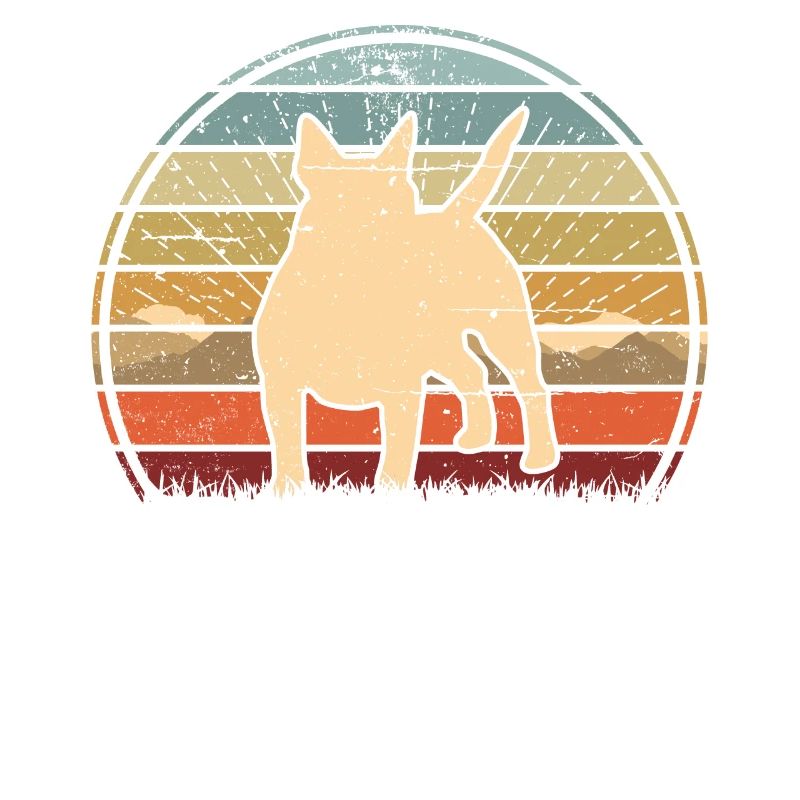 Bullterrier Sunset
