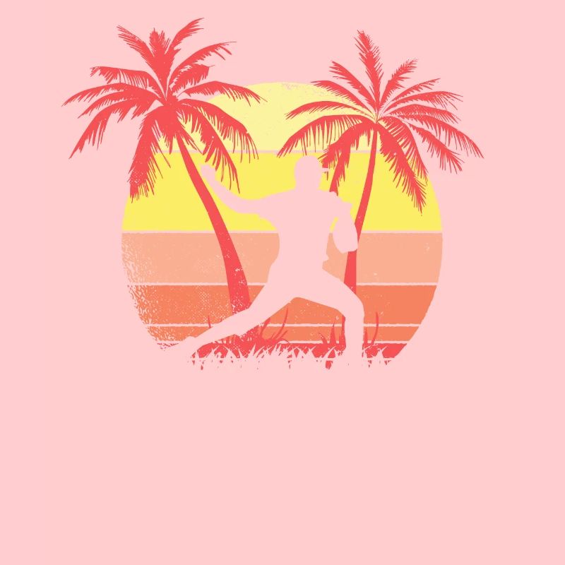 Baseball Pitcher Player Sommer Sonnenuntergang