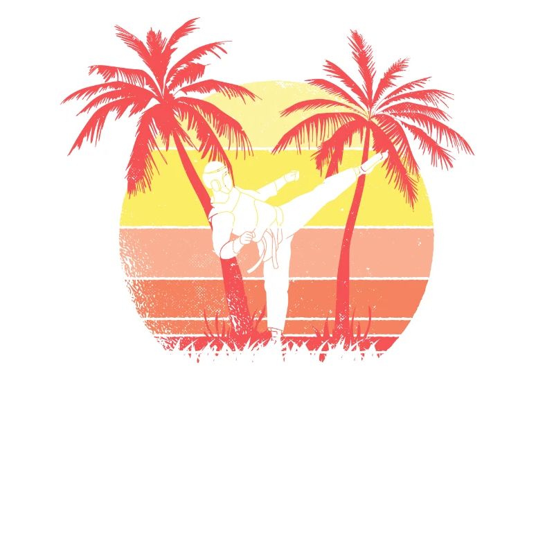 Taekwondo Fighting Sunset Sunset Sunset de los 80