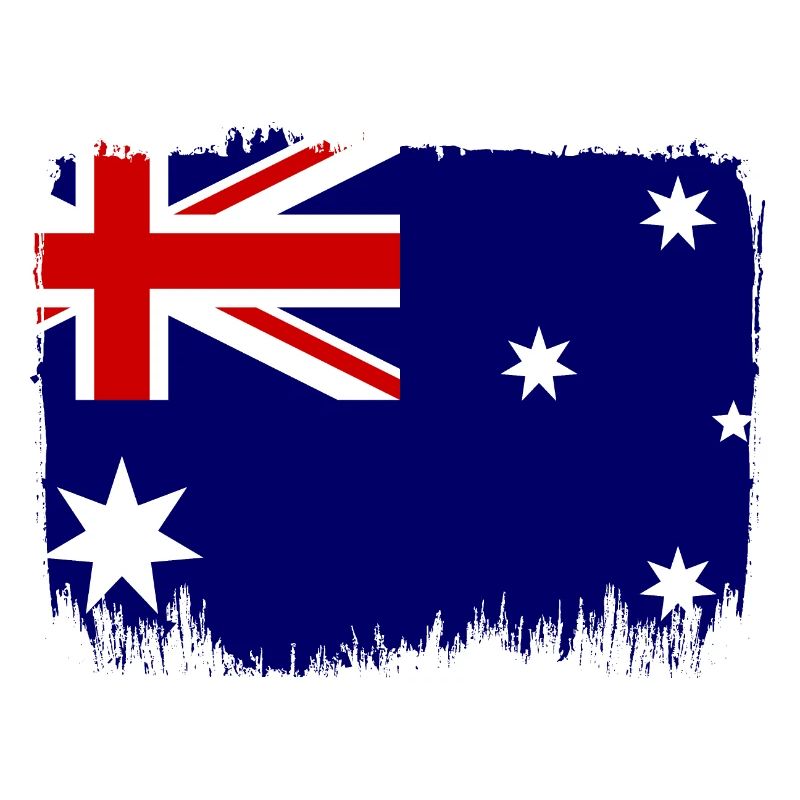 Le drapeau australien sous drapeau australien