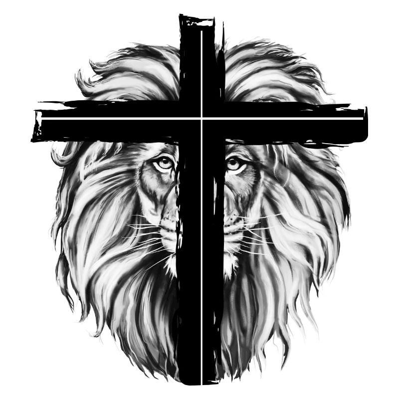 Lion Cross black