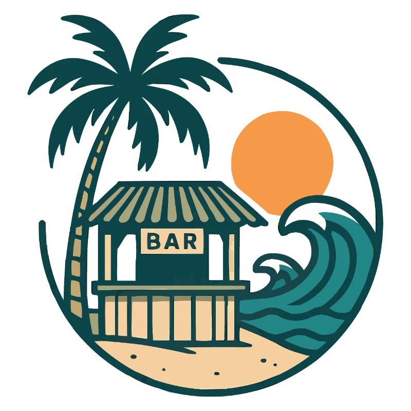 Bar de l’île de plage