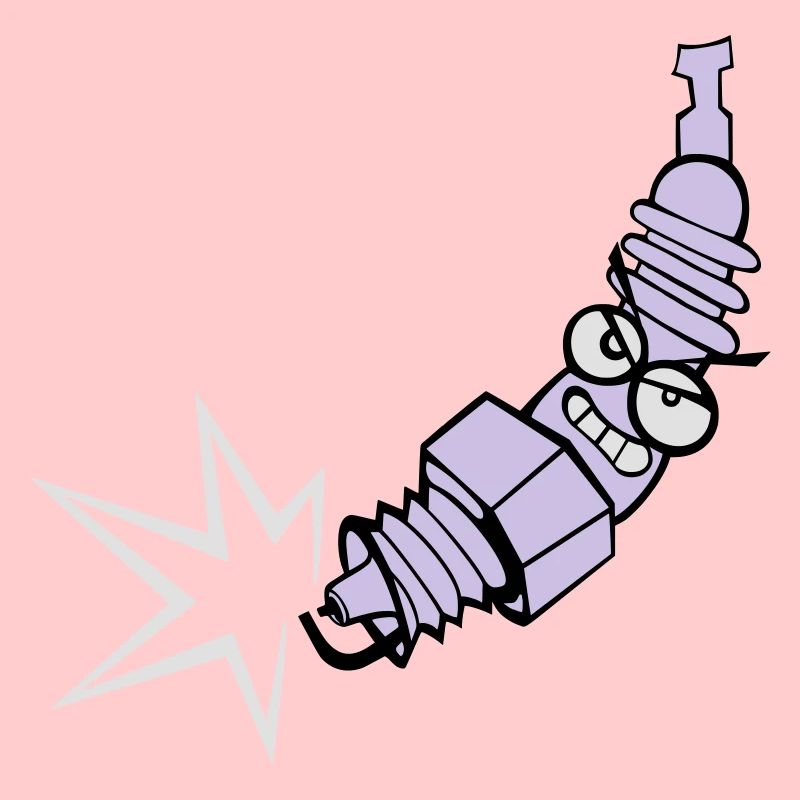 Spark plug with color changing function