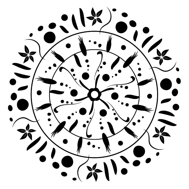 Grain Circle Pattern Gift Idea