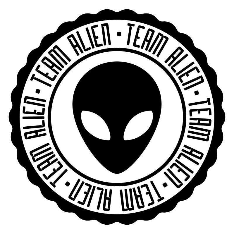 Timbre en caoutchouc Team Alien