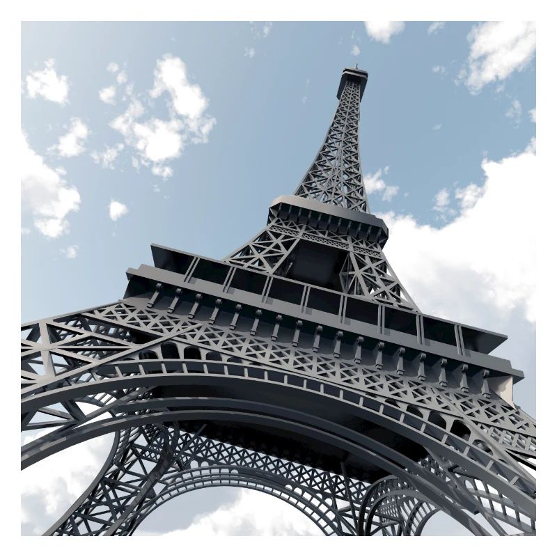 Der Eiffelturm in Paris