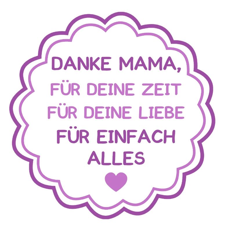 MUTTERTAG MUTTER MAMA MAMI DANKE DANK GESCHENKIDEE