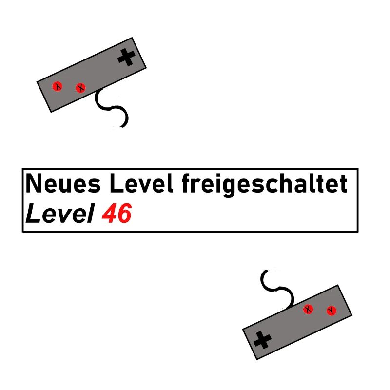 Geschenk Geschenkidee Geburtstag Gaming Level Up