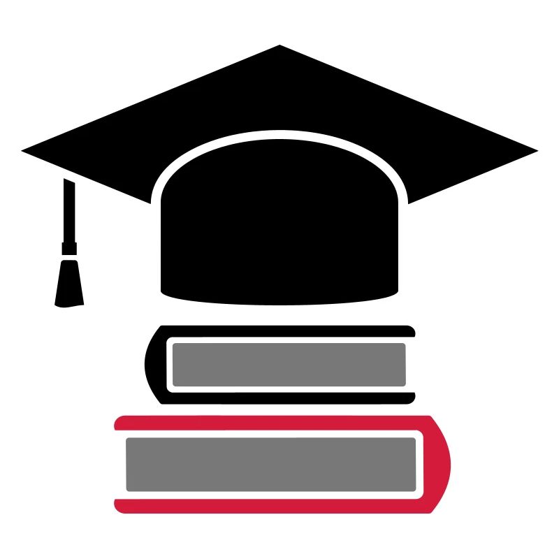 Doktorhut Studium Bücher - Geschenk zur Promotion