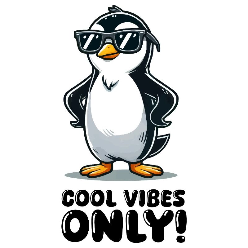 pinguin comic cool