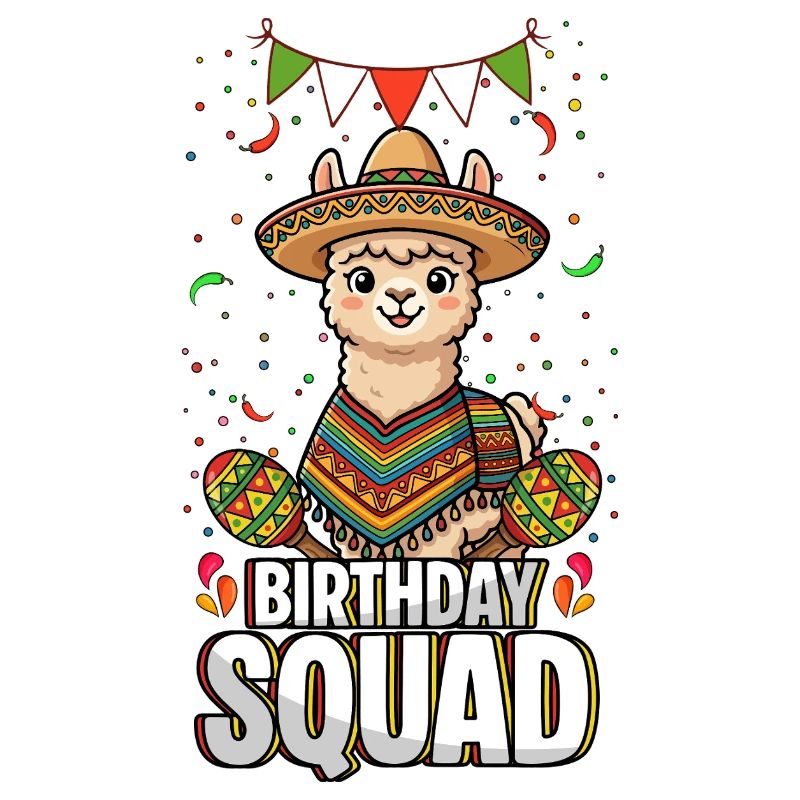Équipe d’anniversaire Cinco de Mayo Drapeau mexicain