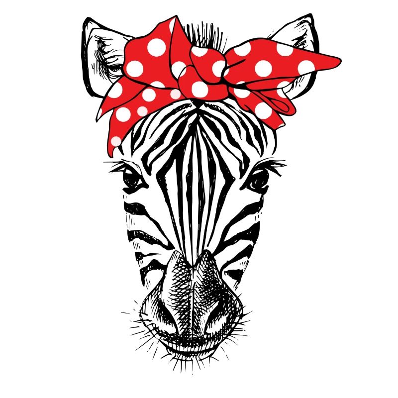 Zebra Bandana