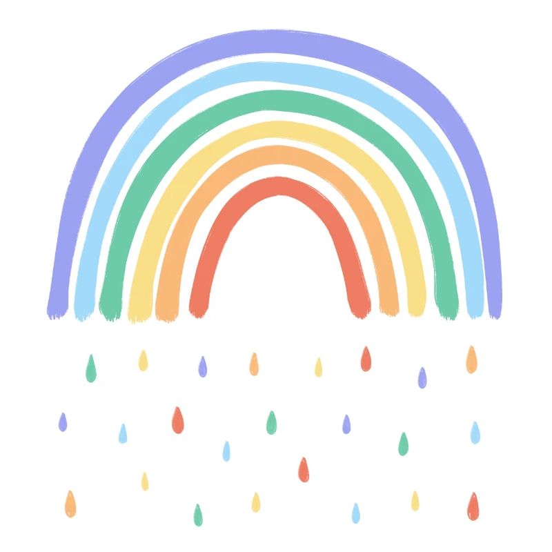 Regenbogen Regen