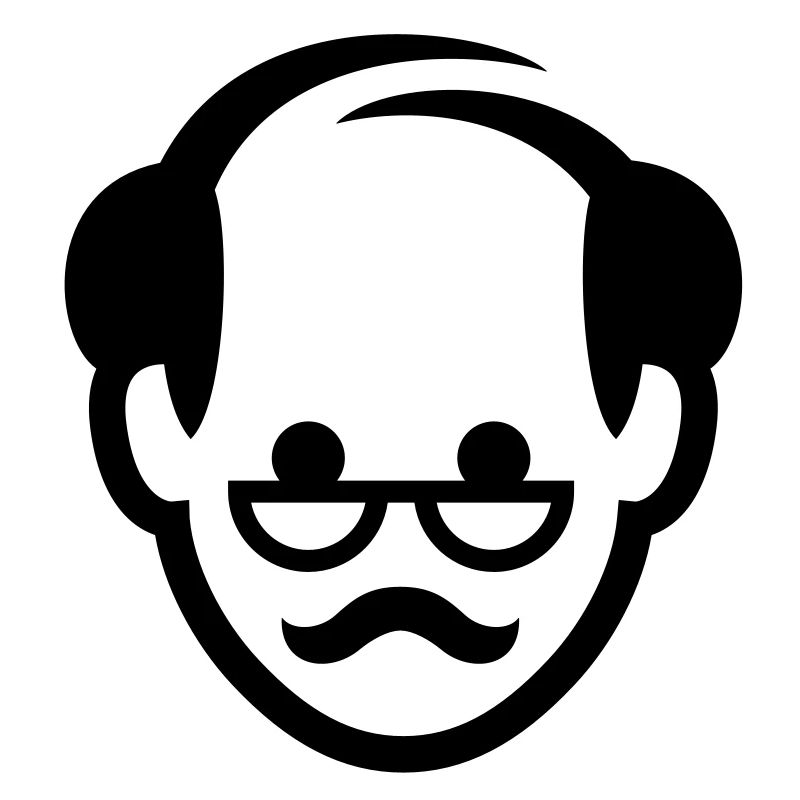 Gesicht eines Großvaters