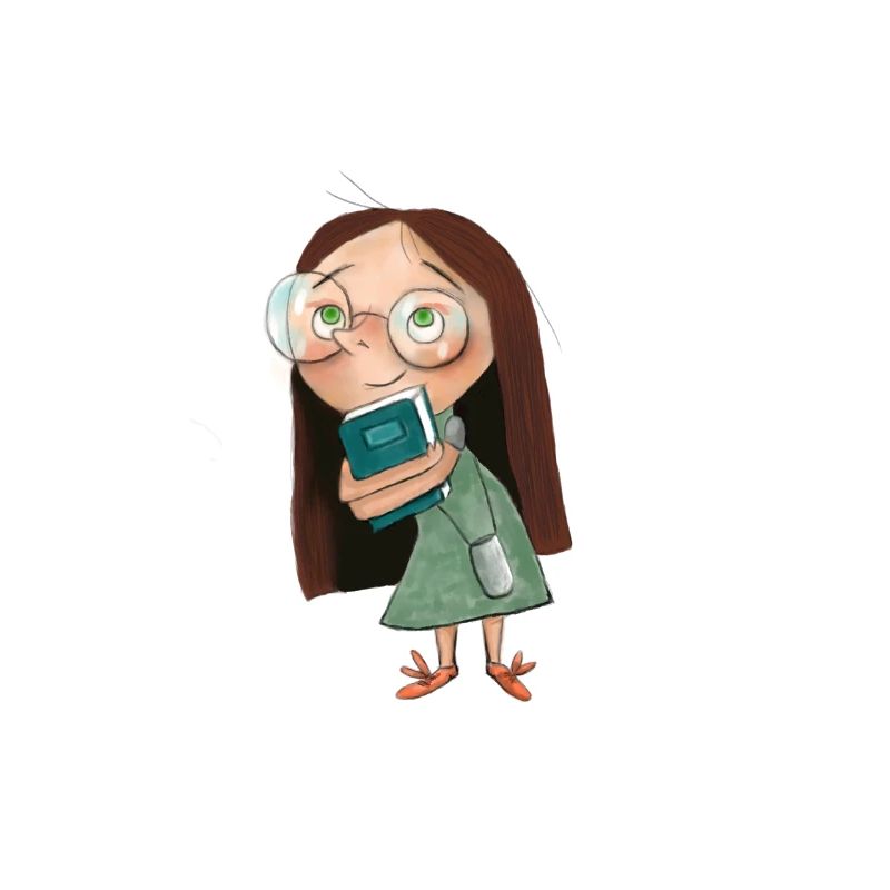 Buch, Bücher, kleines Mädchen mit einem Buch