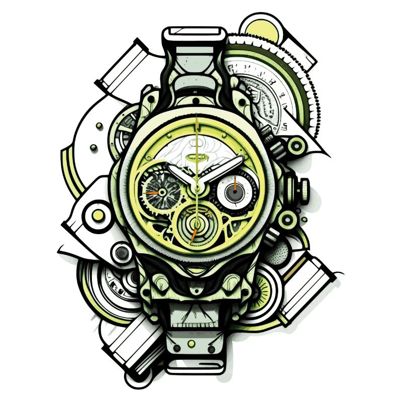 Uhr als Automatic oder Handaufzug für Vintage Fans