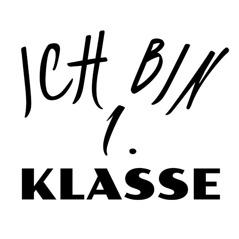 Ich bin 1. Klasse