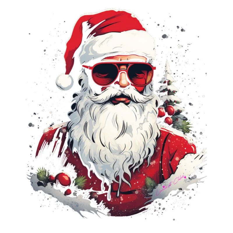 Brille Weihnachtsmann