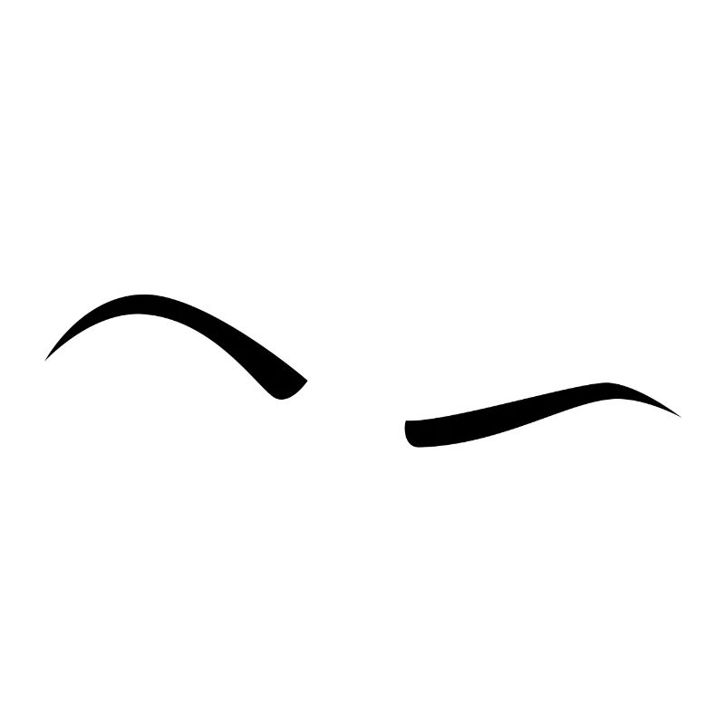 Raised Eyebrow - Black
