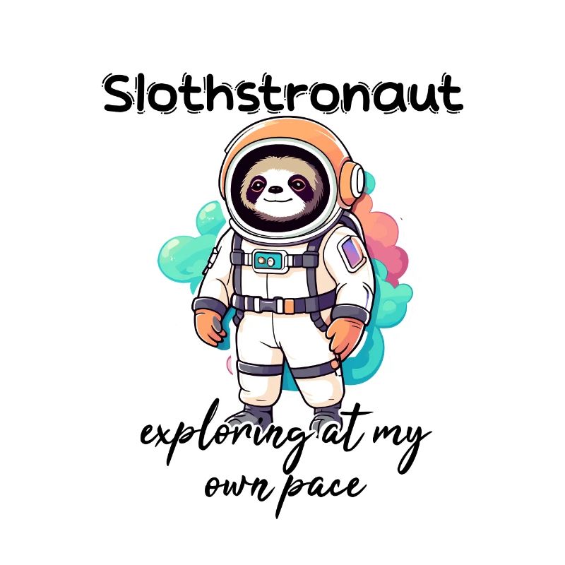 Slothstronaute explorant à mon rythme - Sloth