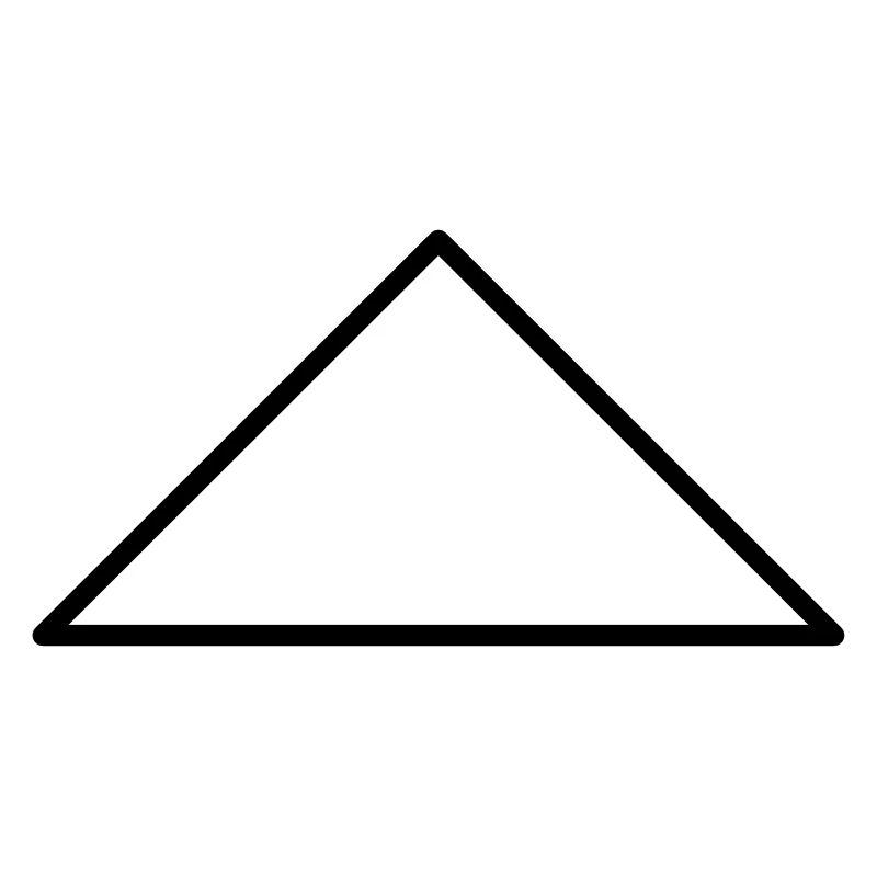 Math symbol - equilateral triangle