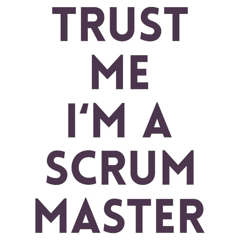 Trust me I'm a scrum master Geschenk Computer Code