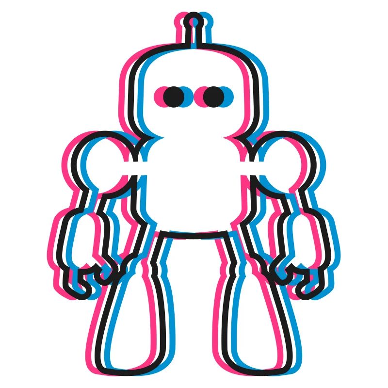 Roboter 3D Effekt KI Sci-Fi 