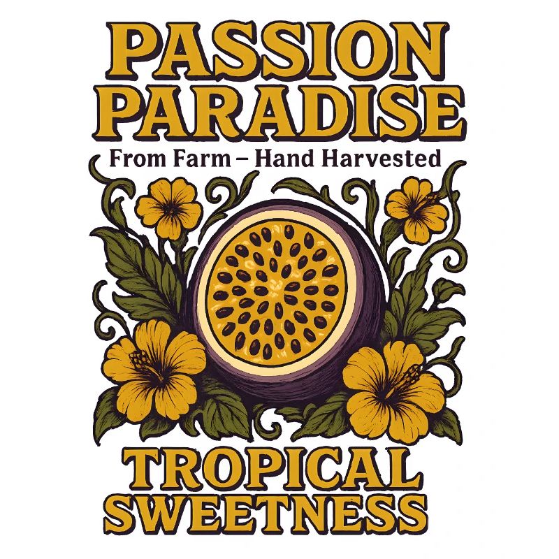 Passion Fruit Summer Fruit Vintage Fruit