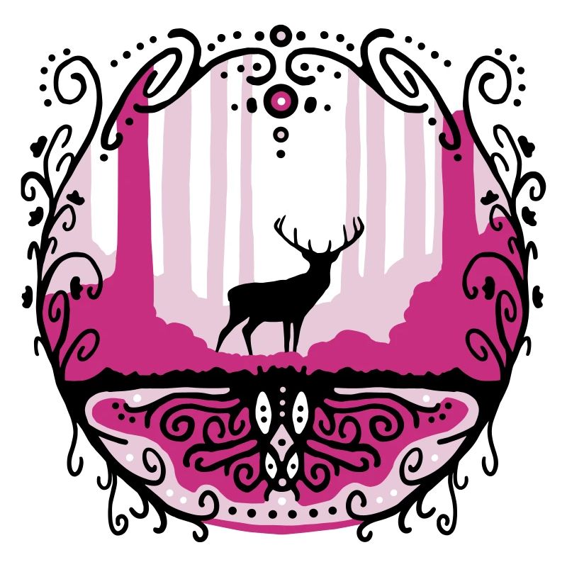 Hirsch im Wald