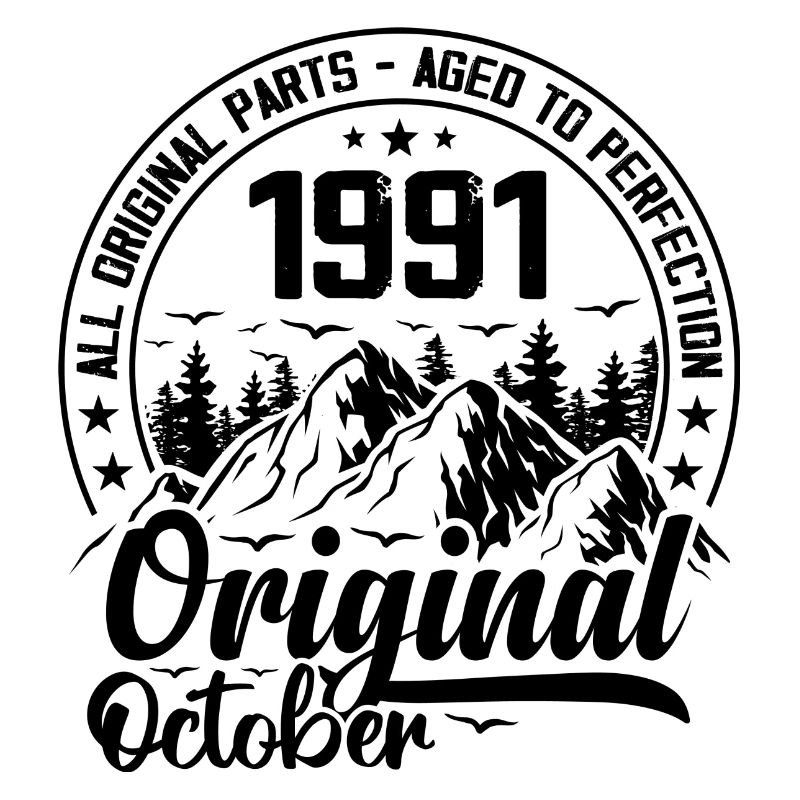 1991 October Original: 33 Years Anniversary Gift