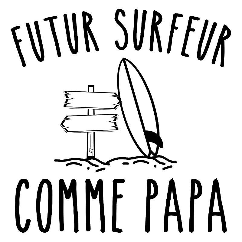 Future surfer like dad