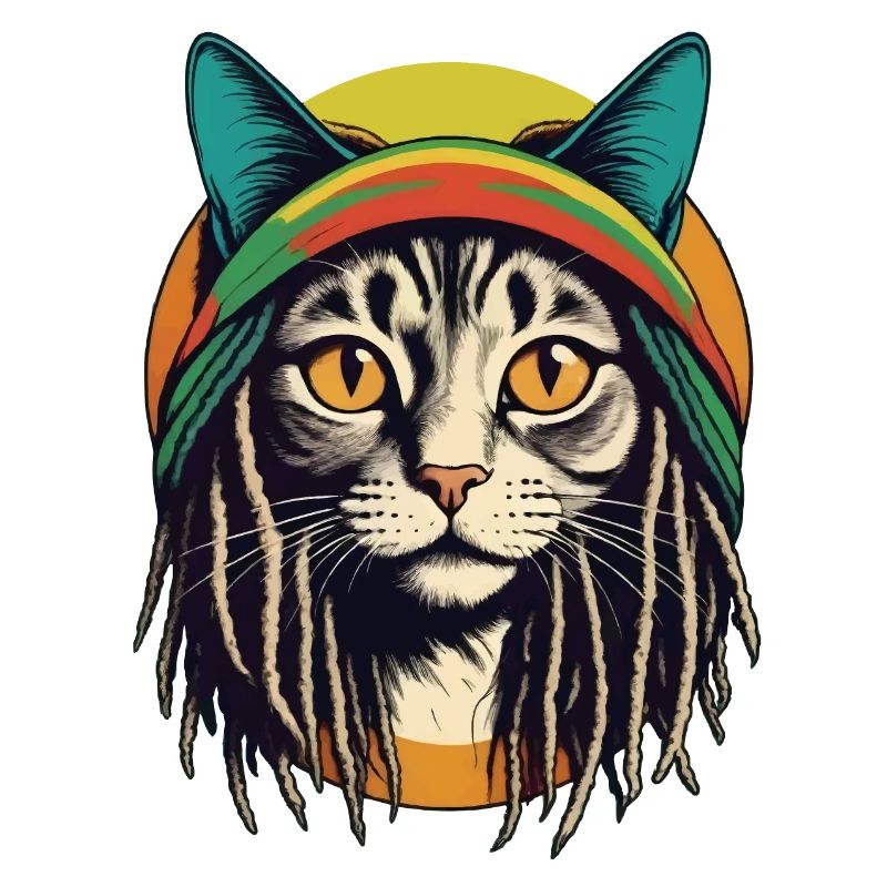 Coole Rasta-Katze