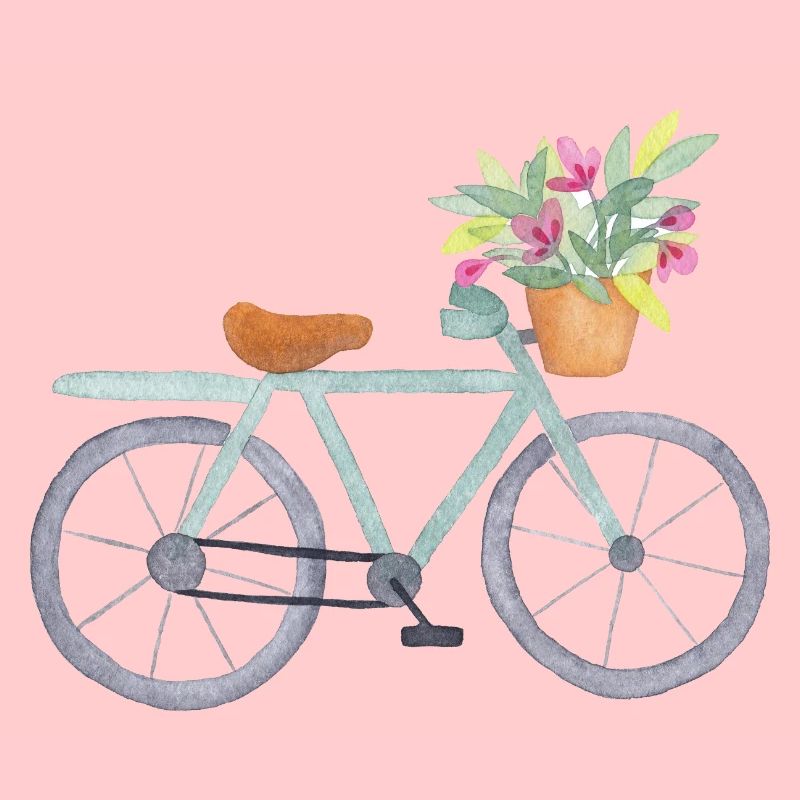 vélo fleuri