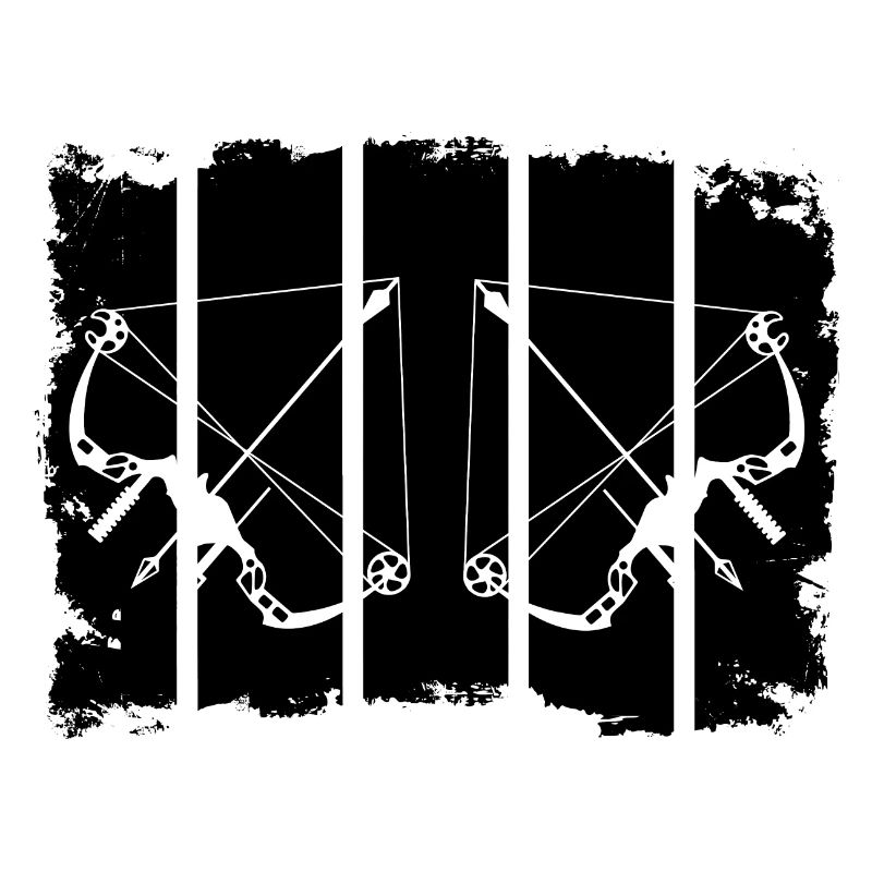Archery Composite Bow Retro Stripes
