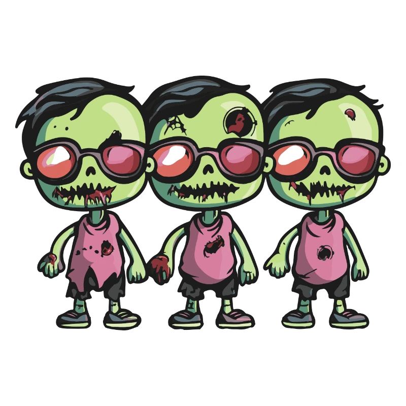 Zombies Halloween Cool