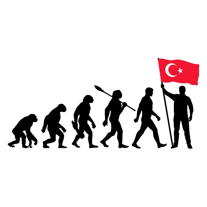 Turkei - Evolution - Flagge - Nation