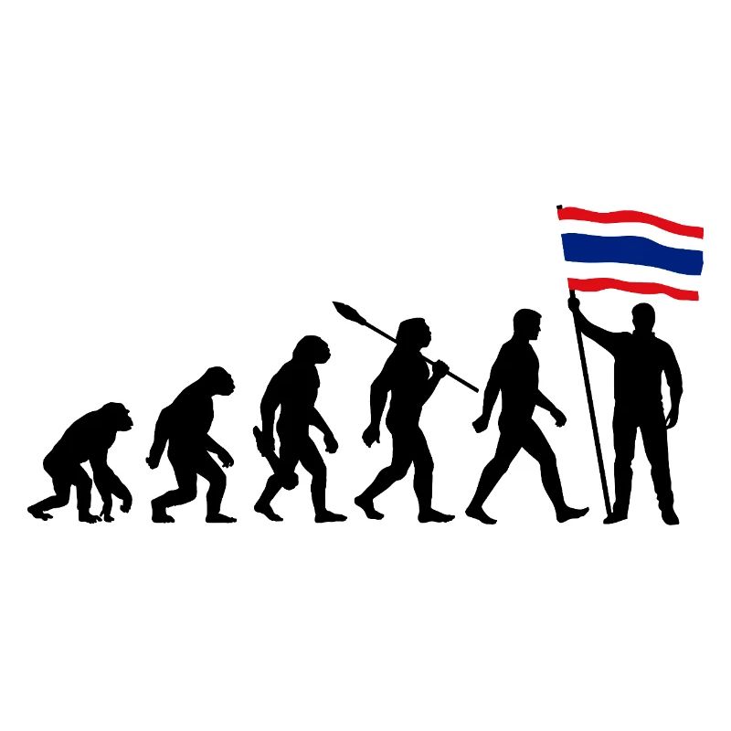 Thailand - Evolution - Flag - Nation