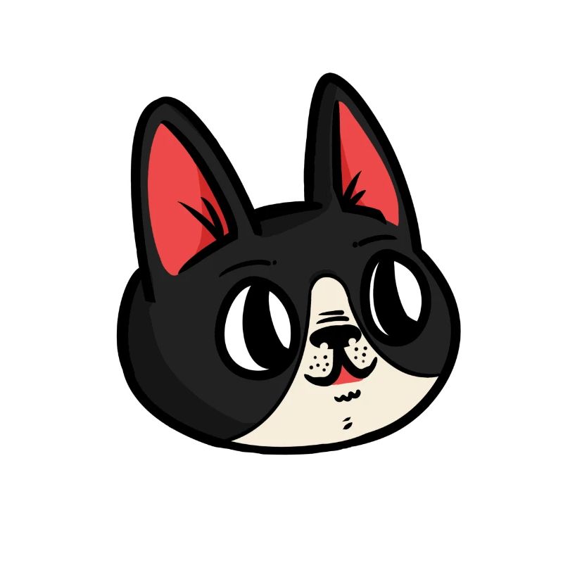 Chat de chat de dessin animé