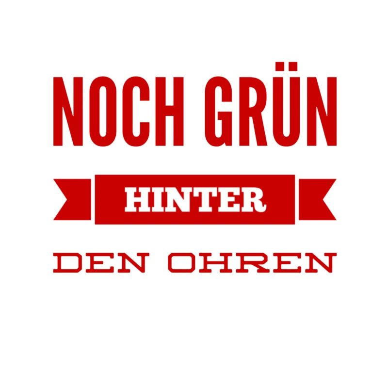 grün hinter den Ohren