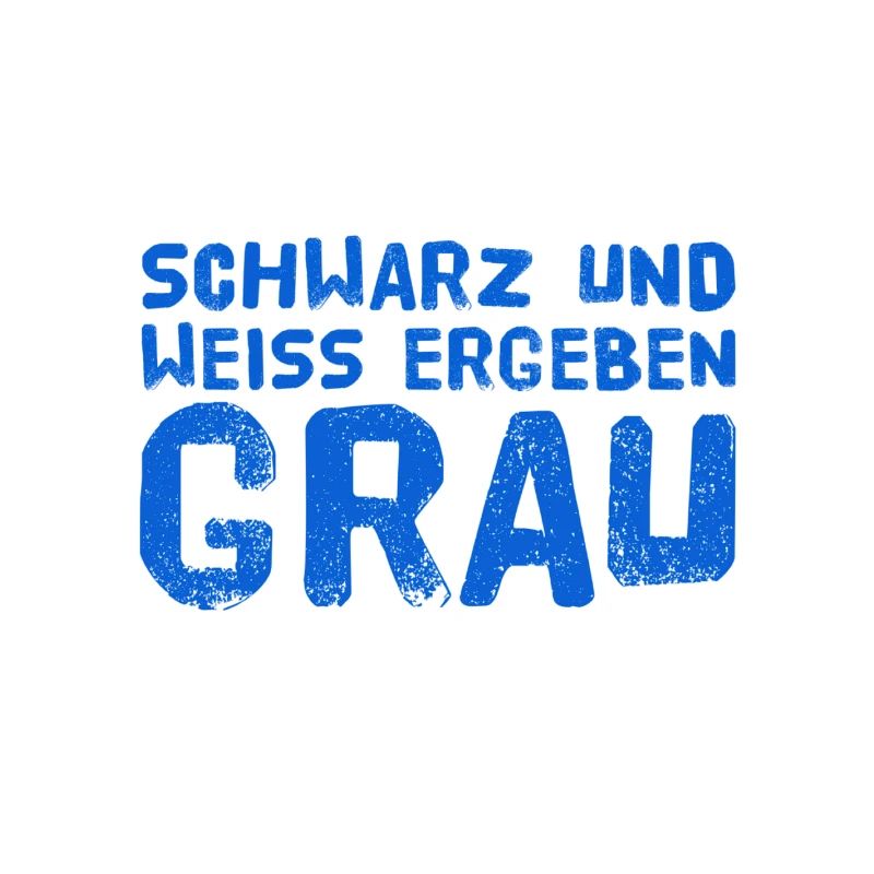 weiß und schwarz ergeben grau