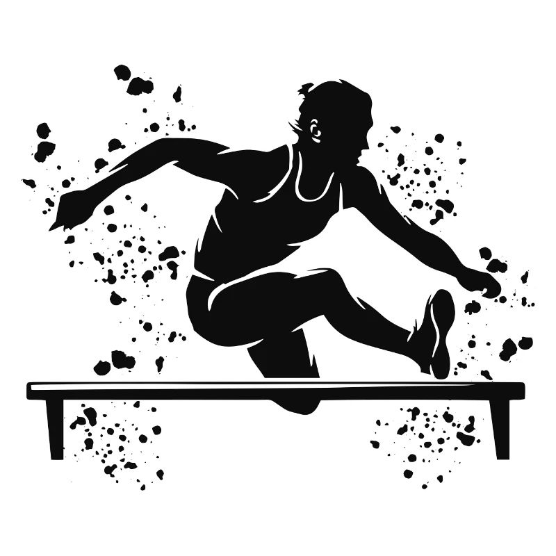 Course de haies Course d’obstacles Courses de haies pour enfants